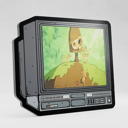 CRTV Lenticular Castle In the Sky Pin