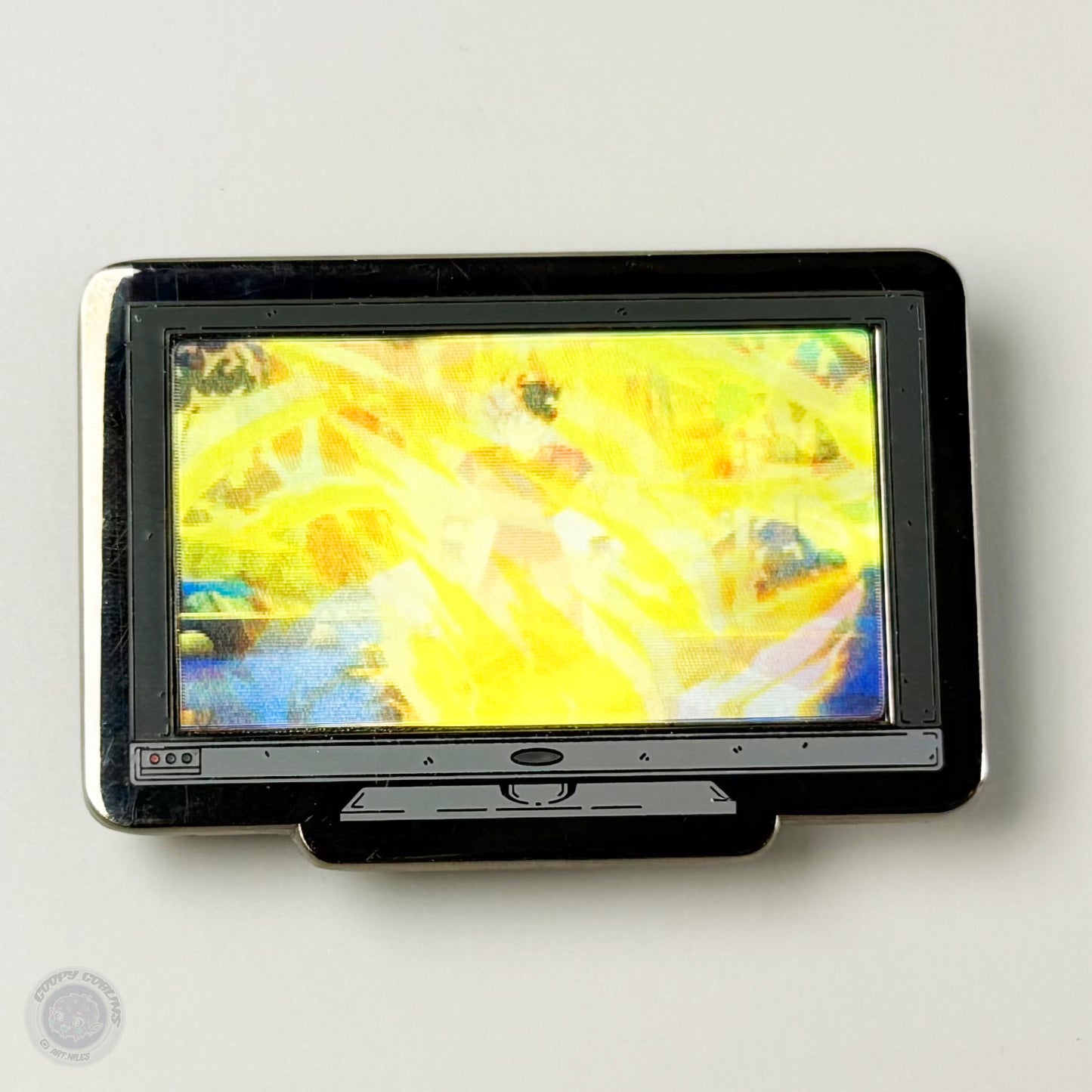 Monitor Lenticular {Dragon Ball Z} Super Saiyan Enamel Pin