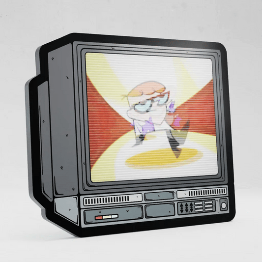 CRTV Lenticular Dexters Lab Pin