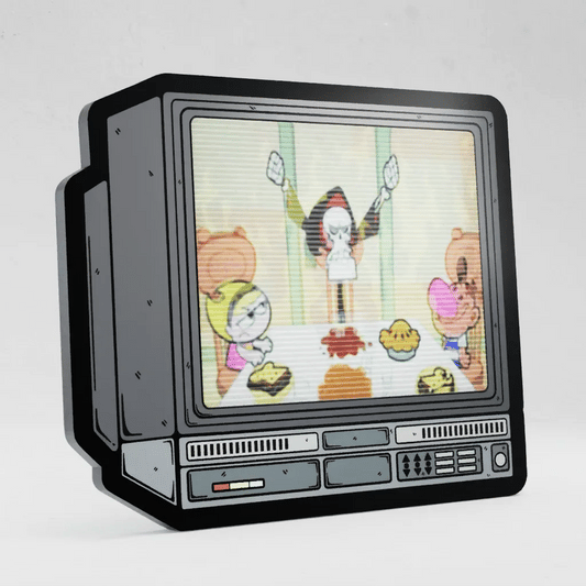 CRTV Lenticular Grim Adventures Pin