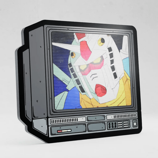 CRTV Lenticular Gundam Pin