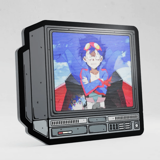 CRTV Lenticular Gurren Lagaan Pin