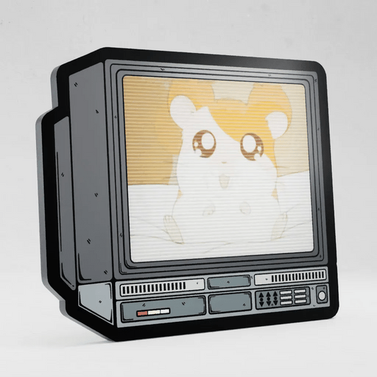 CRTV Lenticular Hamtarro Pin