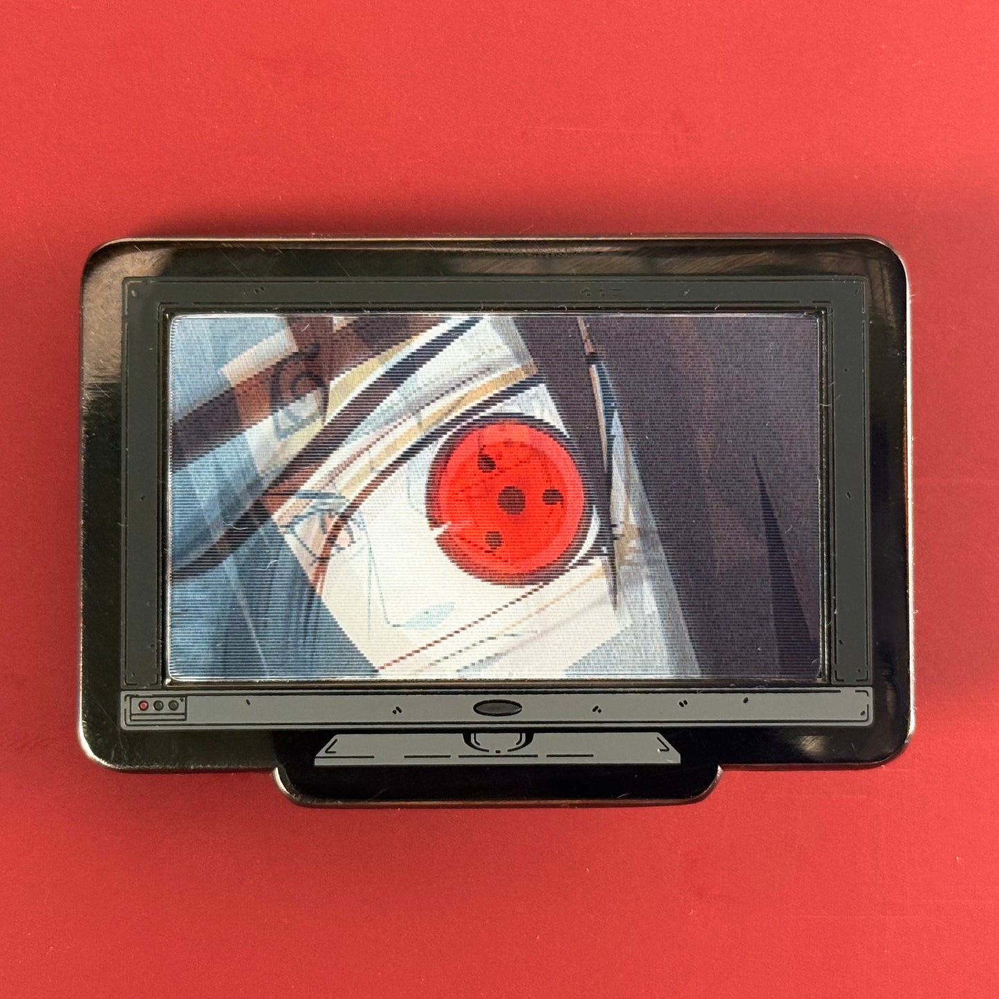 Itachi Uchiha Flat screen enamel Pin lenticular