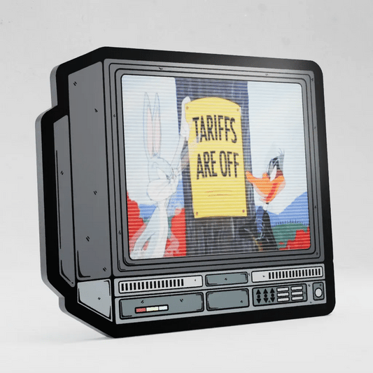 CRTV Lenticular Bugs Bunny Pin