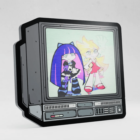 CRTV Lenticular Panty And Stocking Wave Pin
