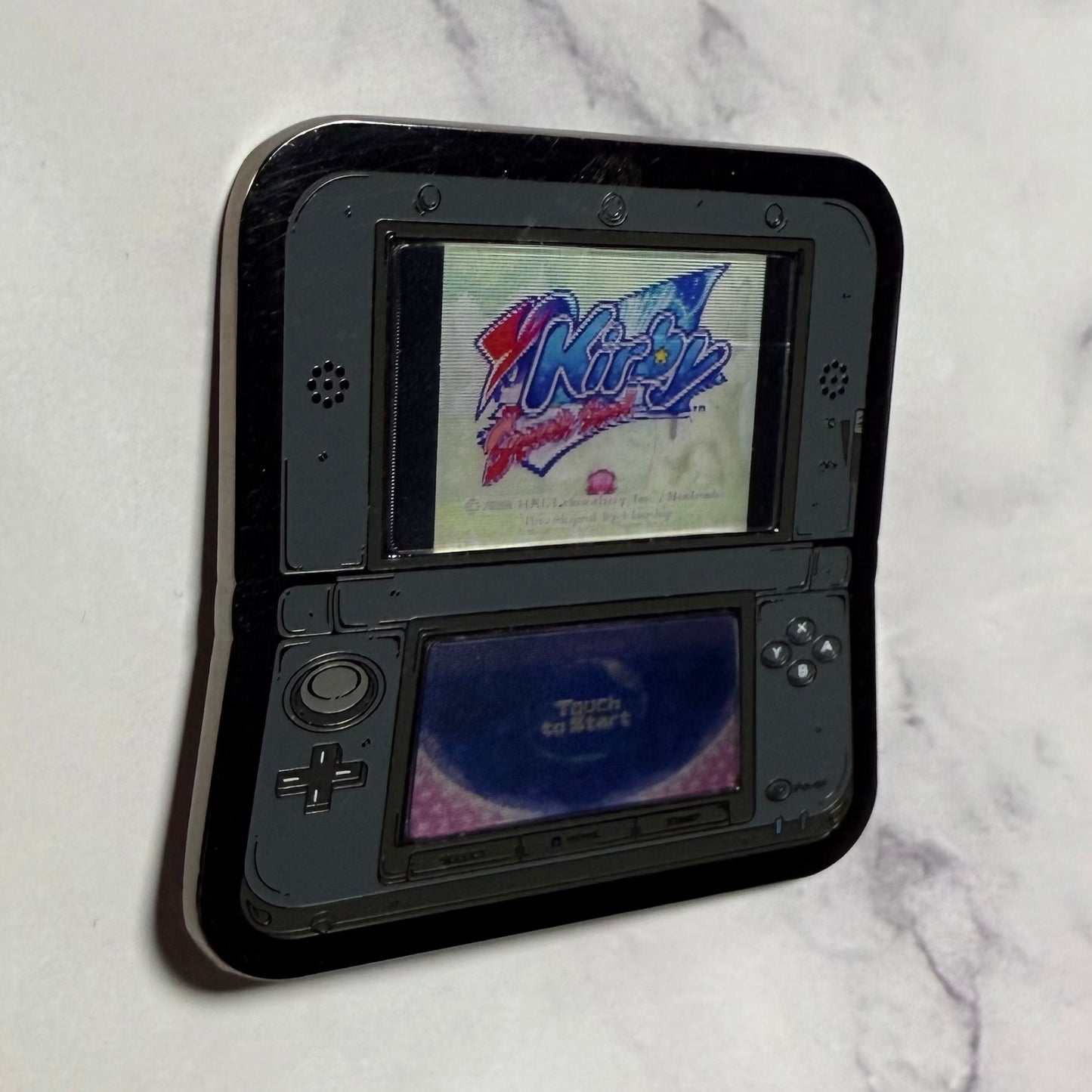 3DS Lenticular Kirby Squeak Squad Enamel Pin