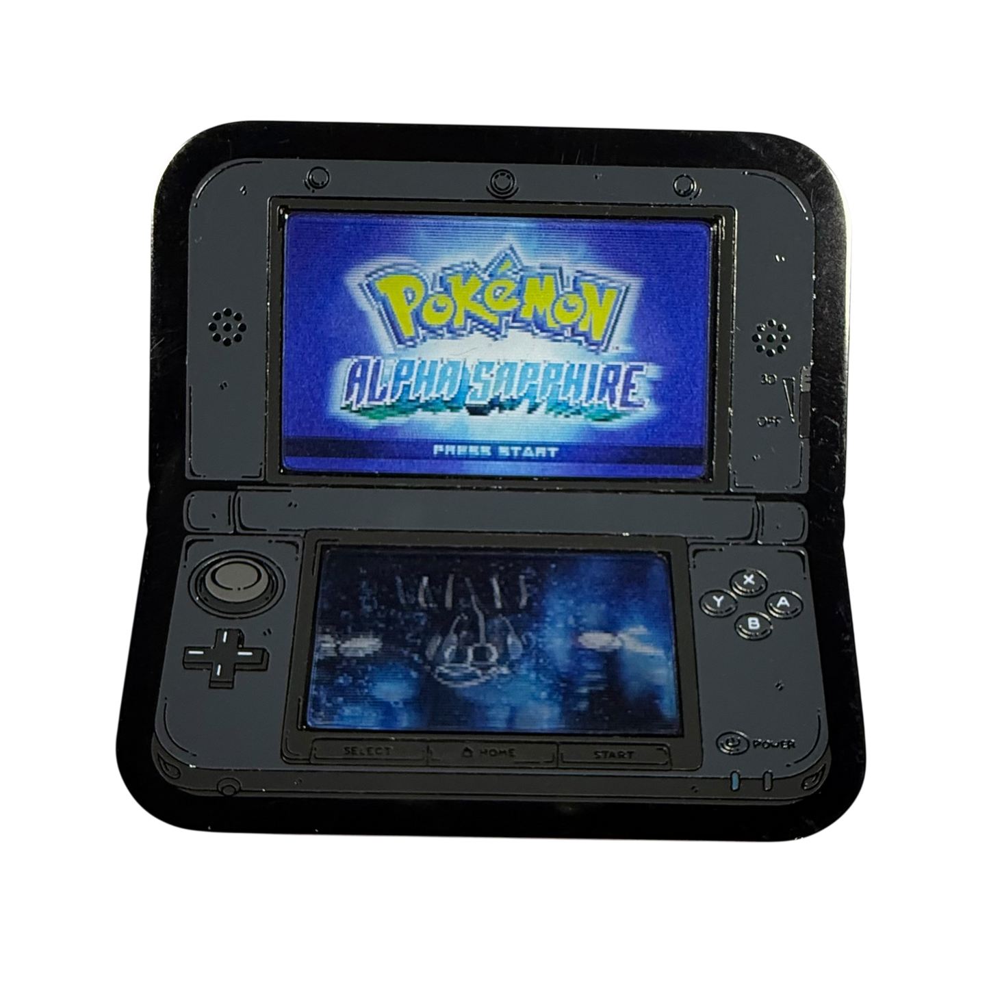 3DS Lenticular Pokemon Alpha Sapphire Enamel Pin
