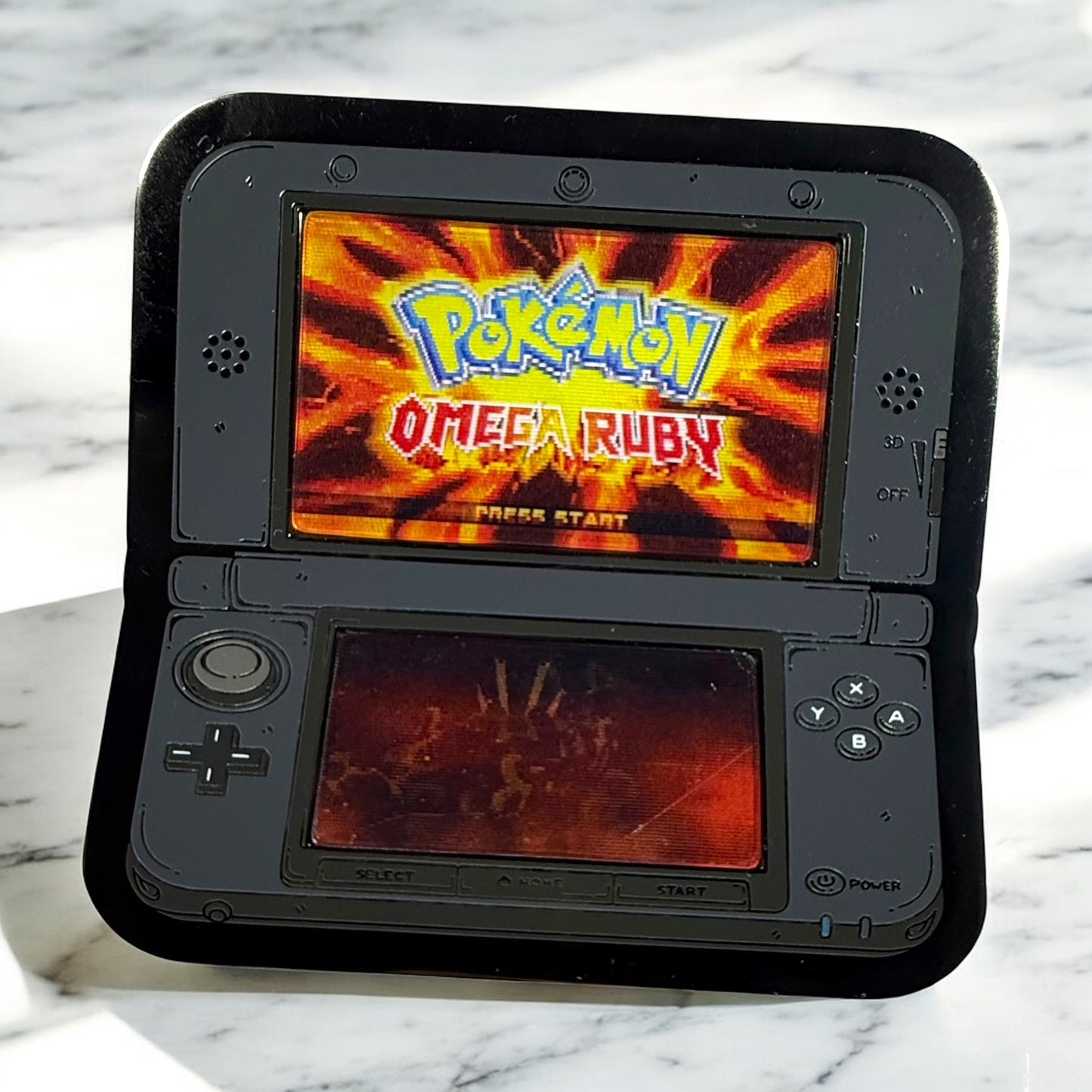 3DS Lenticular Pokemon Omega Ruby Enamel Pin