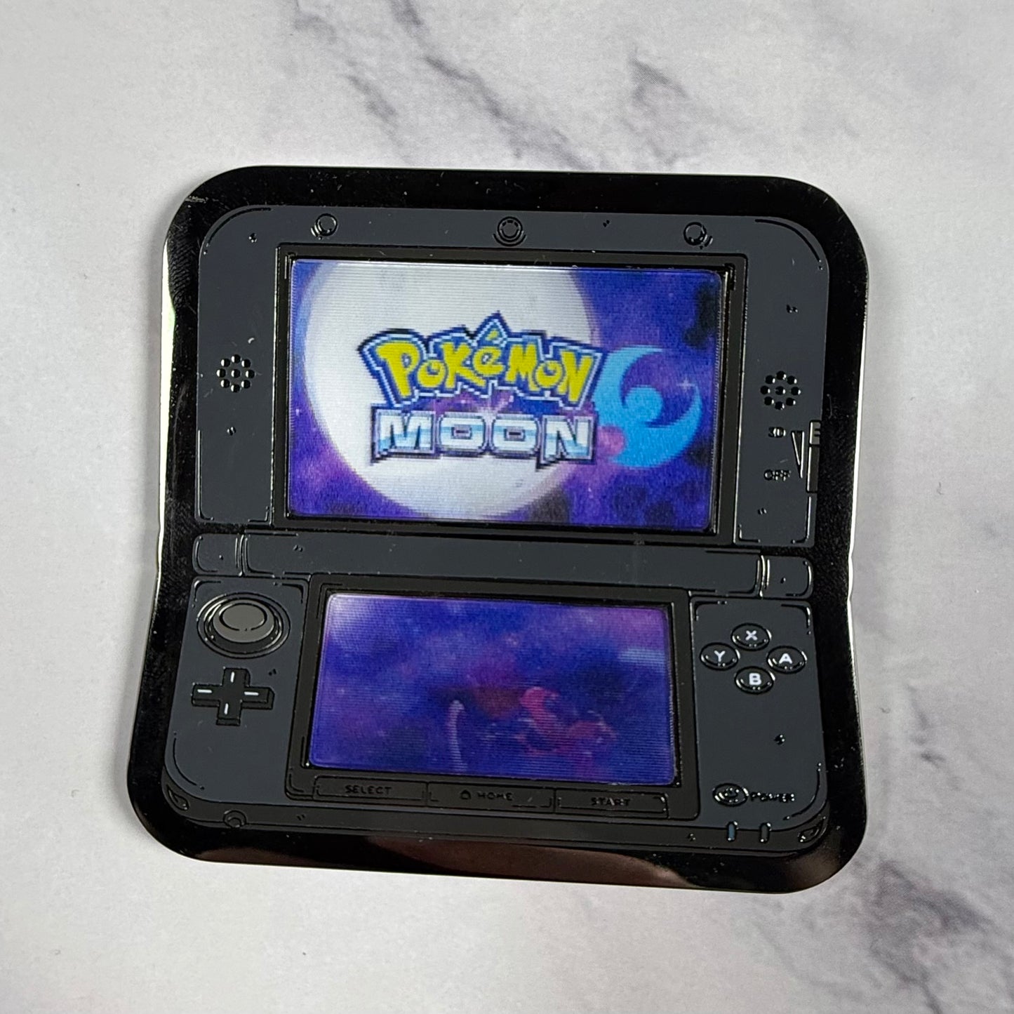 3DS Lenticular Pokemon Moon Enamel Pin
