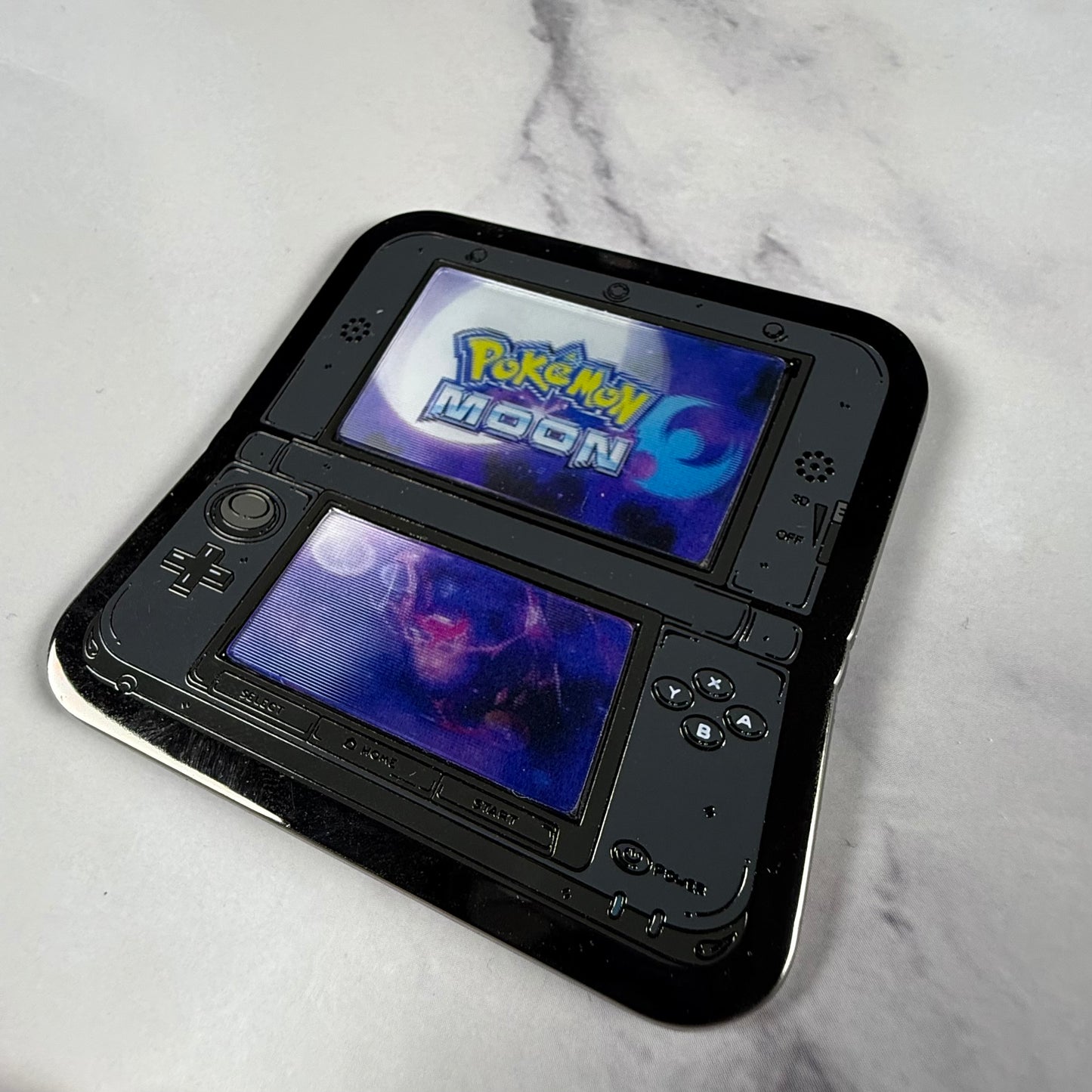 3DS Lenticular Pokemon Moon Enamel Pin