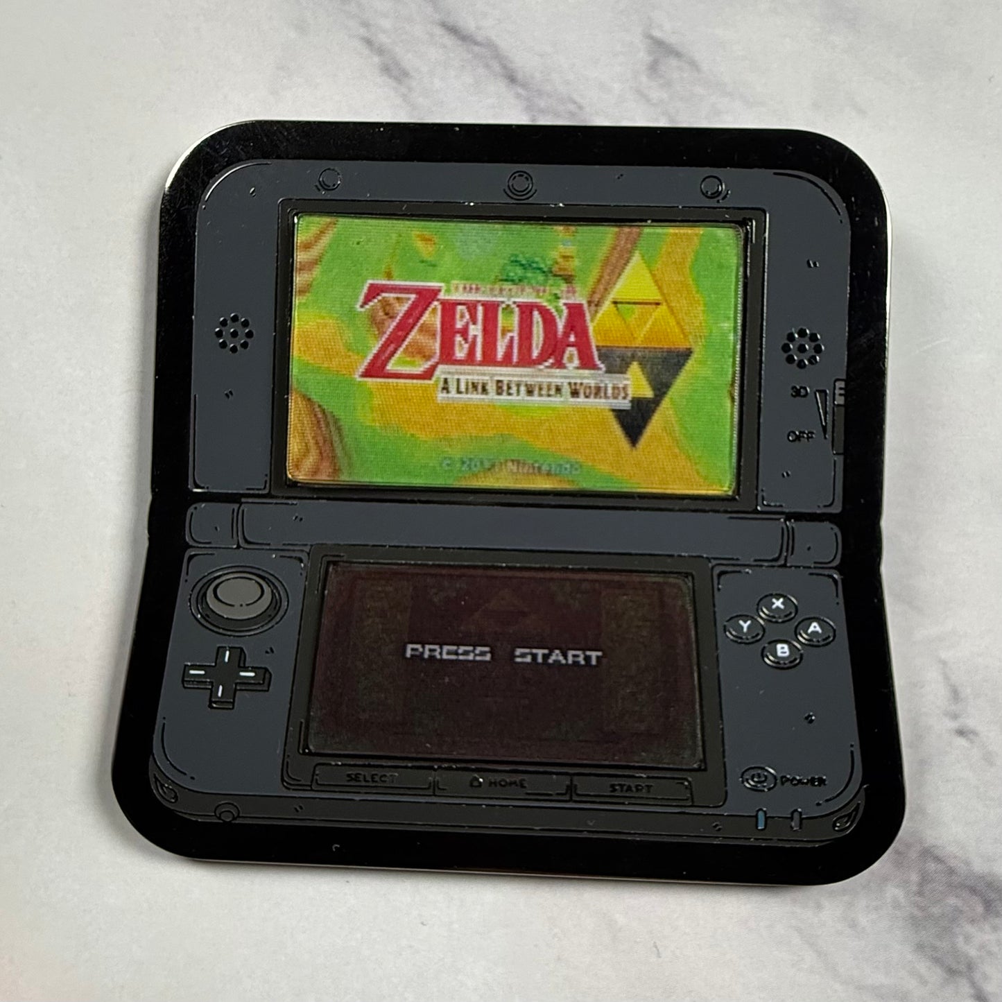 3DS Lenticular Link Between Worlds Enamel Pin