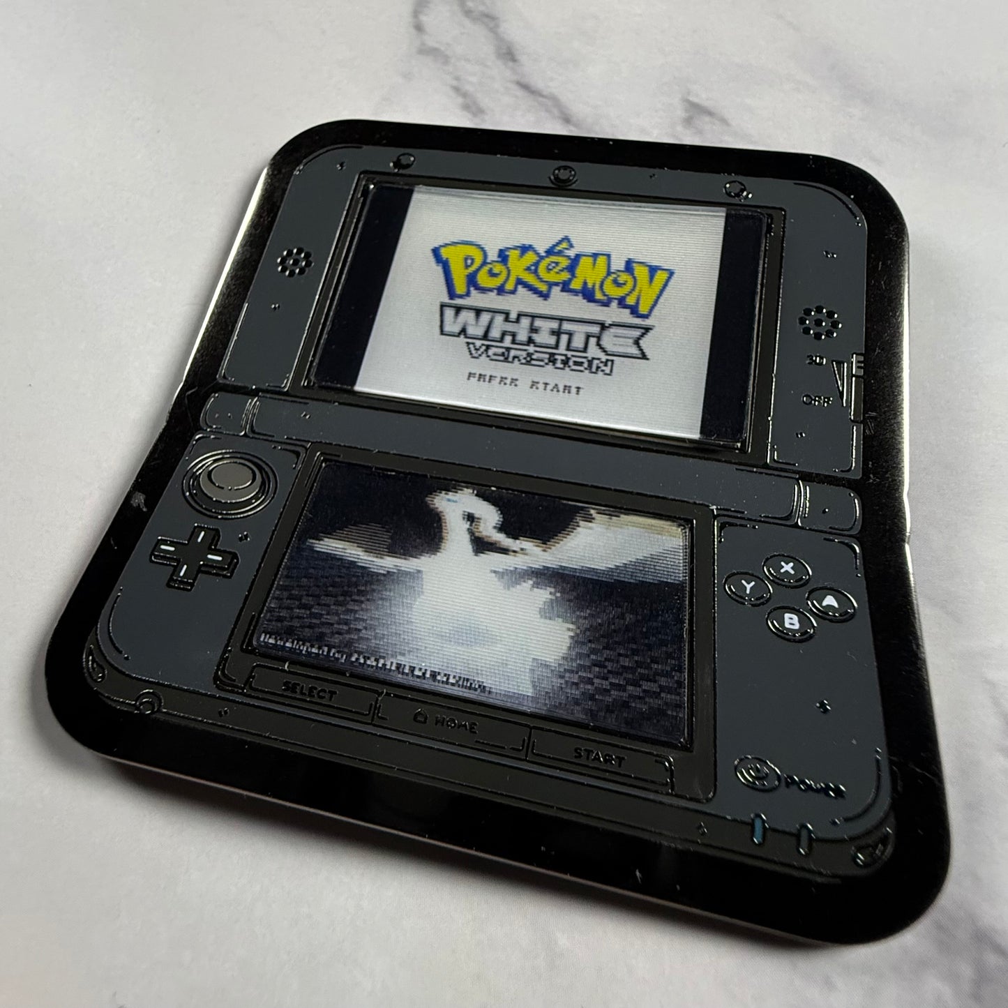 3DS Lenticular Pokemon White Enamel Pin