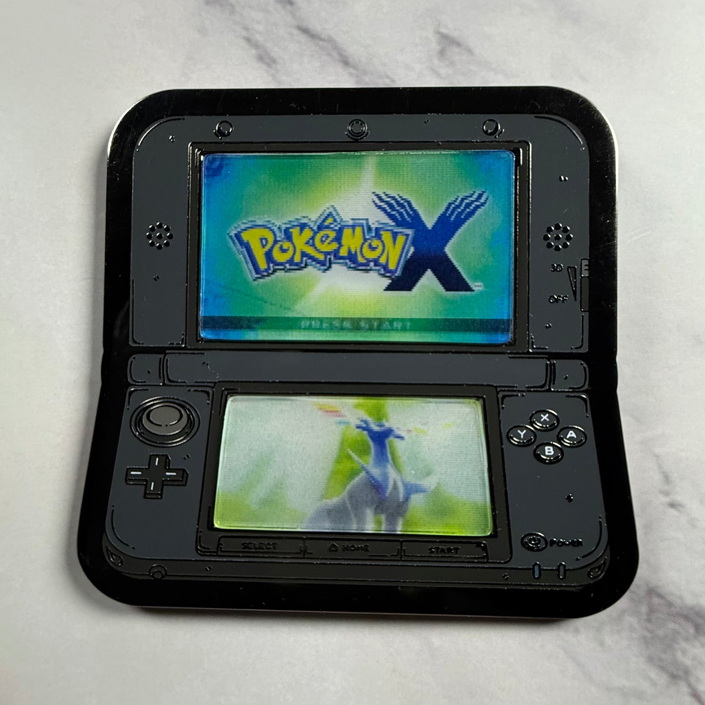 3DS Lenticular Pokemon X Enamel Pin