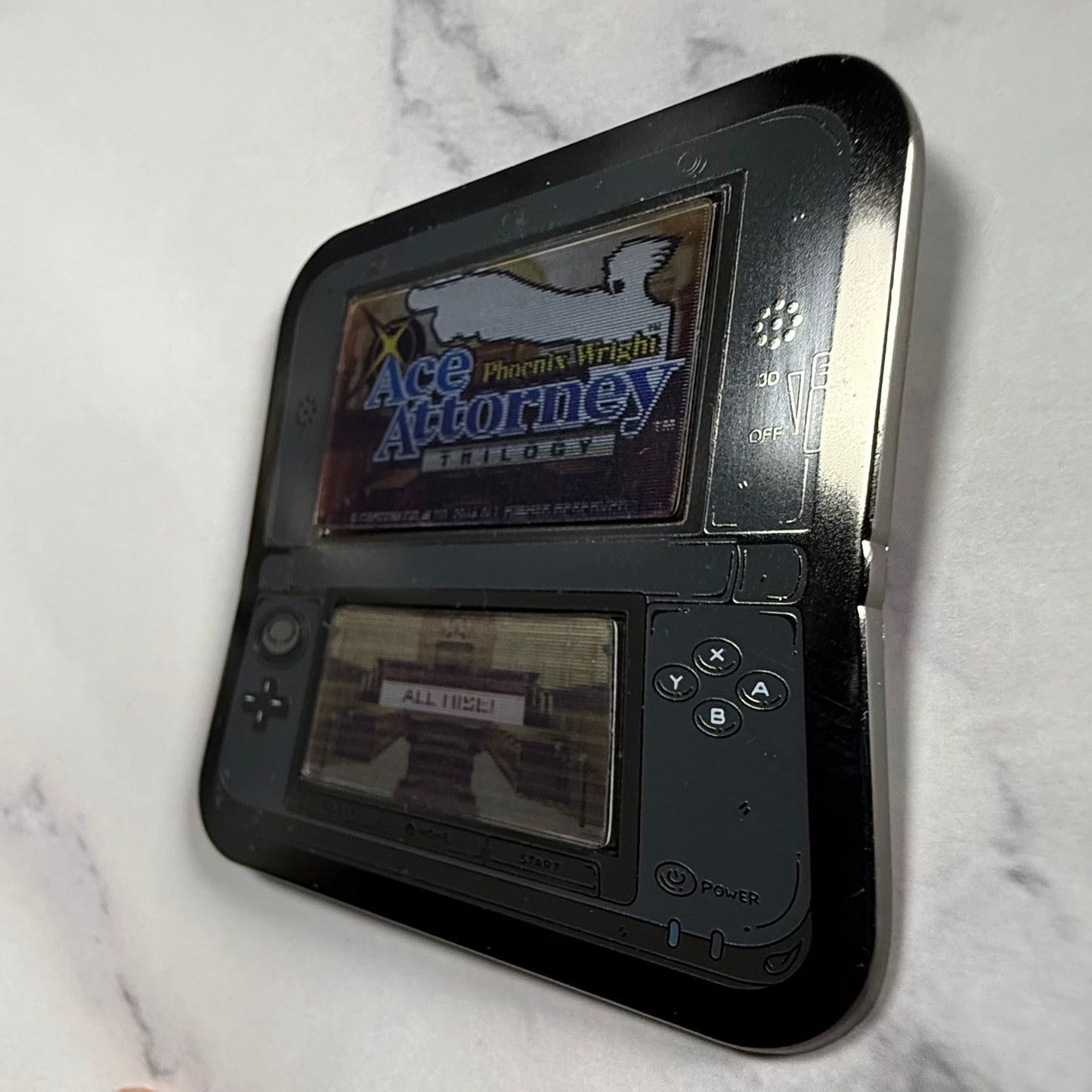 3DS Lenticular Ace Attorney Enamel Pin