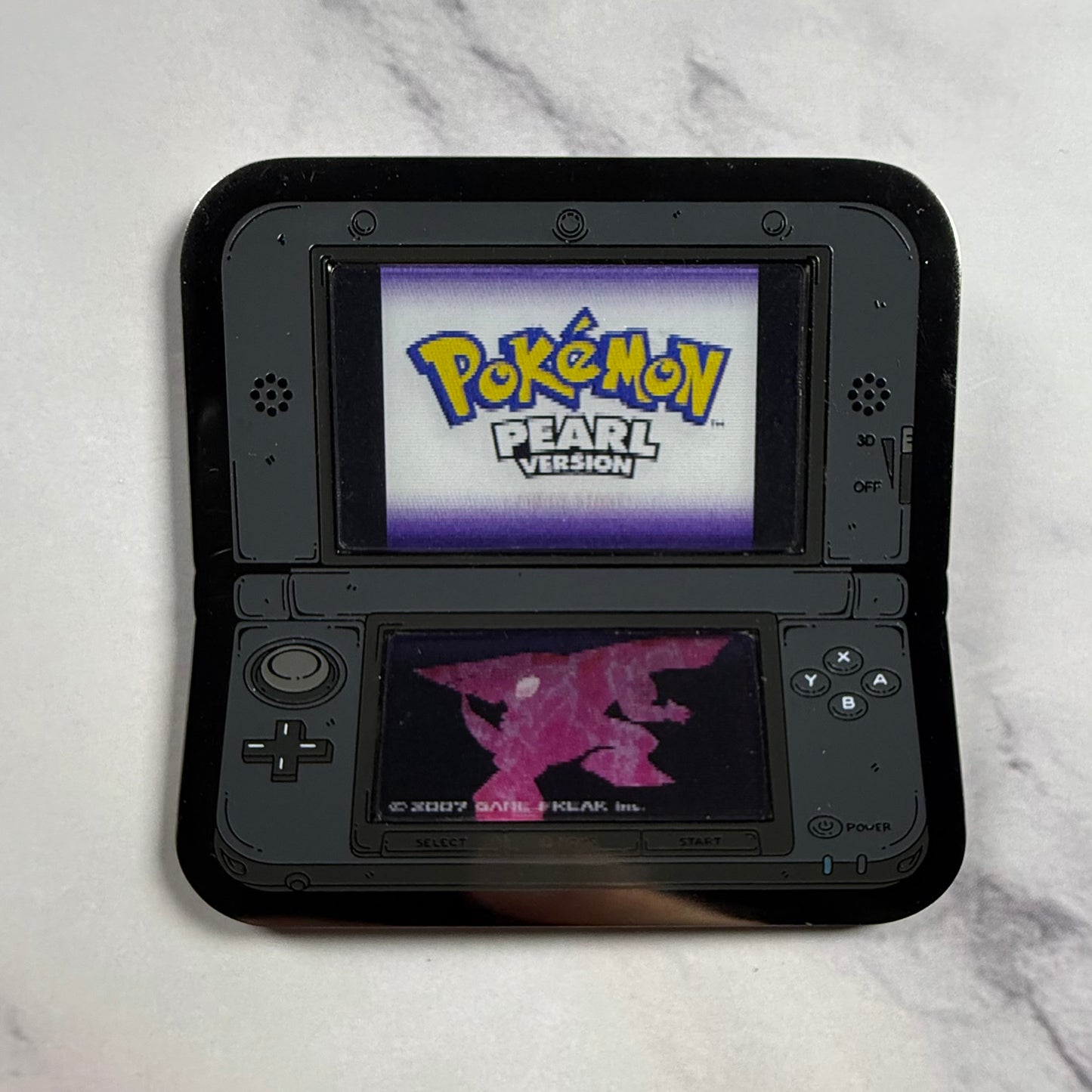 3DS Lenticular Pokemon Pearl Enamel Pin
