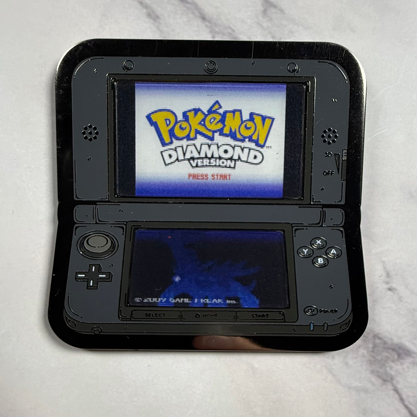 3DS Lenticular Pokemon Diamond Enamel Pin