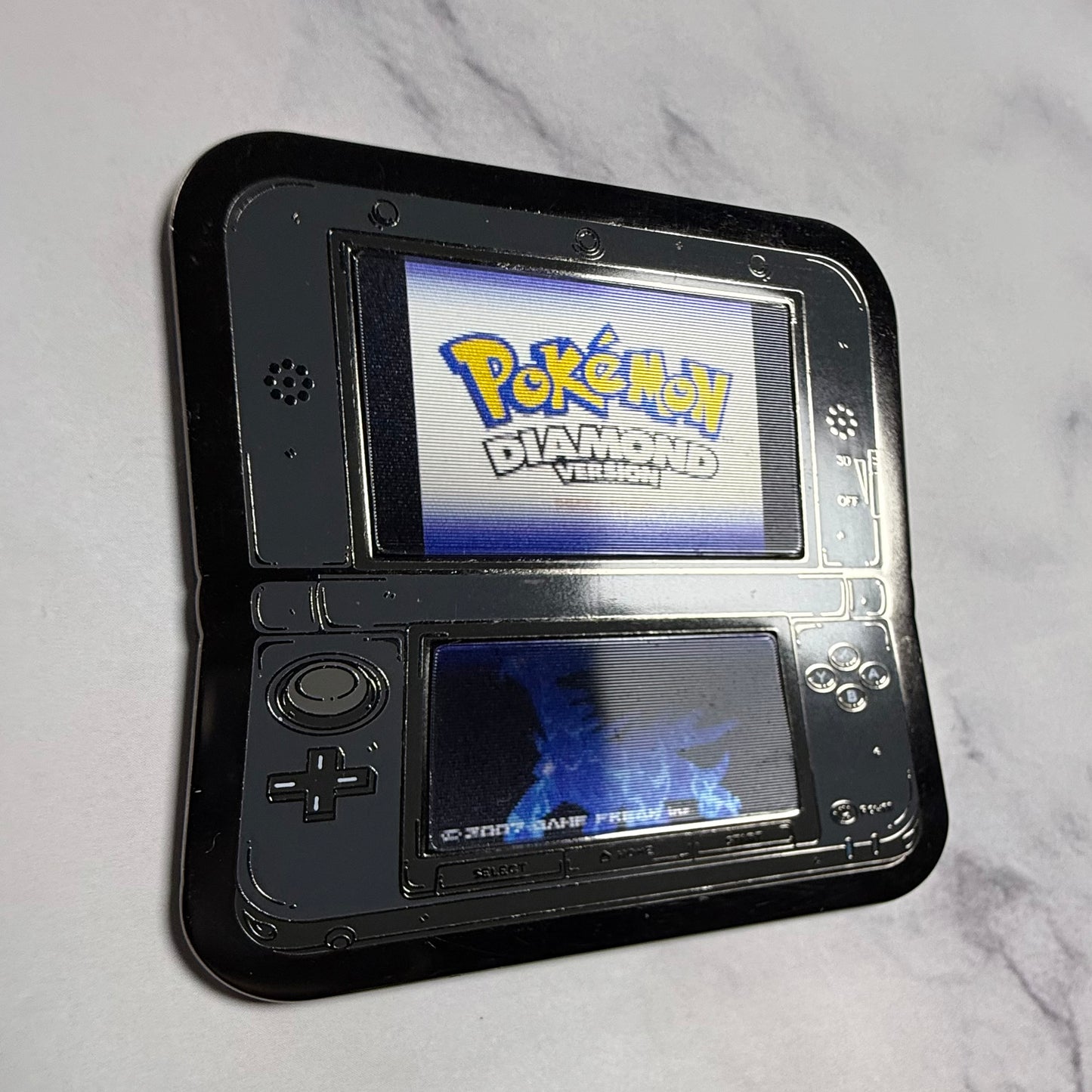 3DS Lenticular Pokemon Diamond Enamel Pin