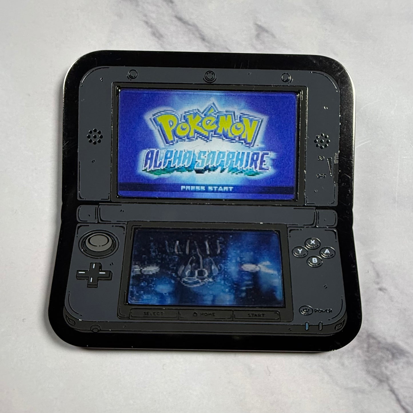 3DS Lenticular Pokemon Alpha Sapphire Enamel Pin