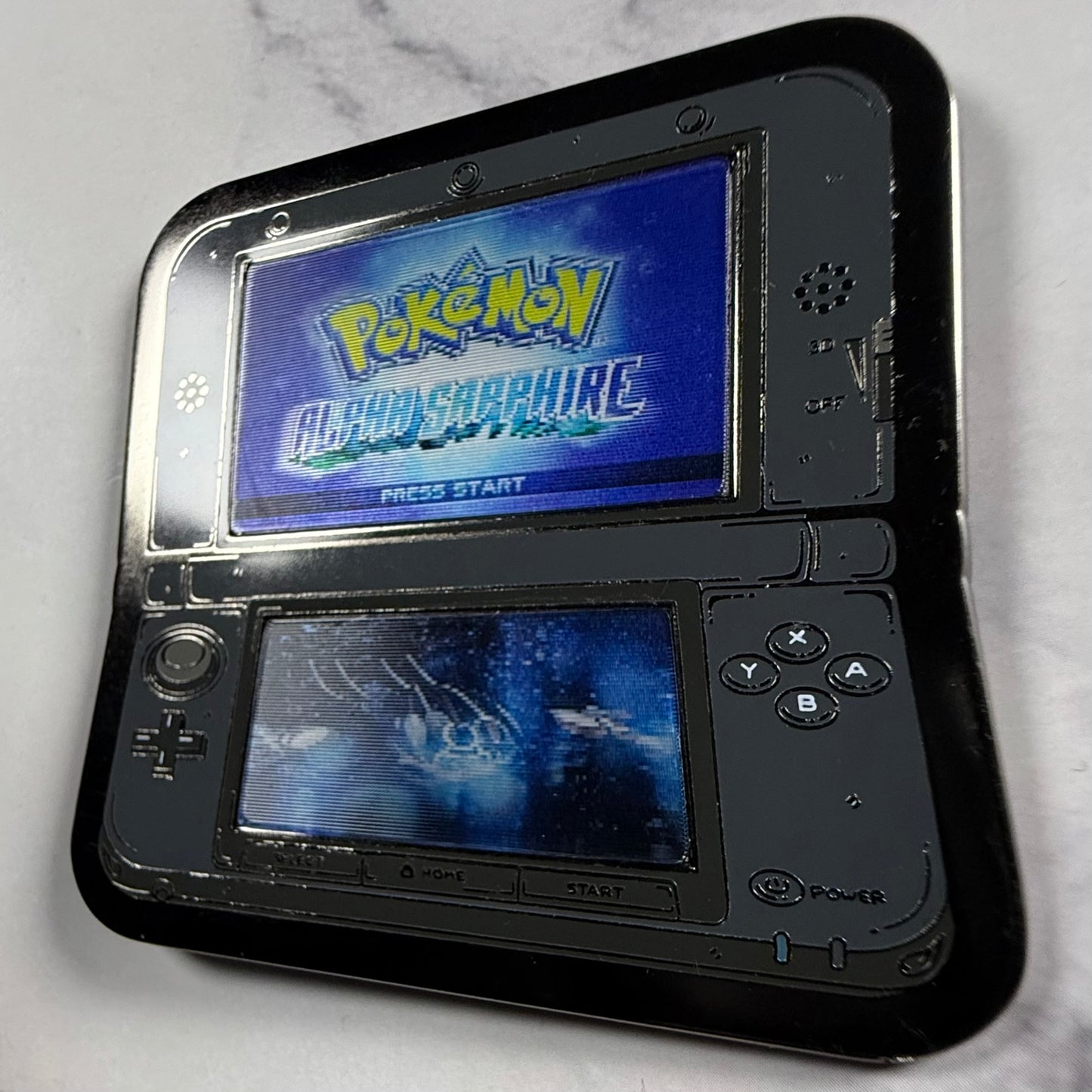 3DS Lenticular Pokemon Alpha Sapphire Enamel Pin