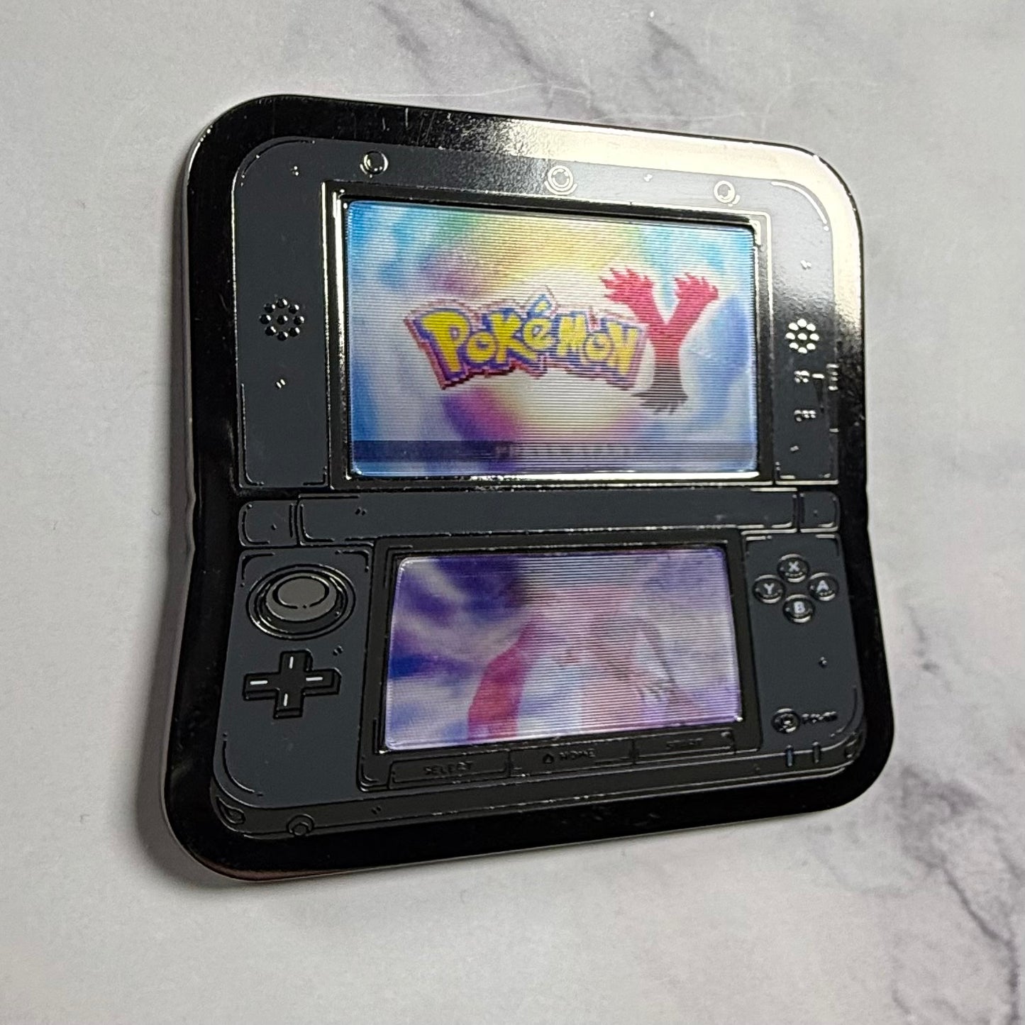 3DS Lenticular Pokemon Y Enamel Pin