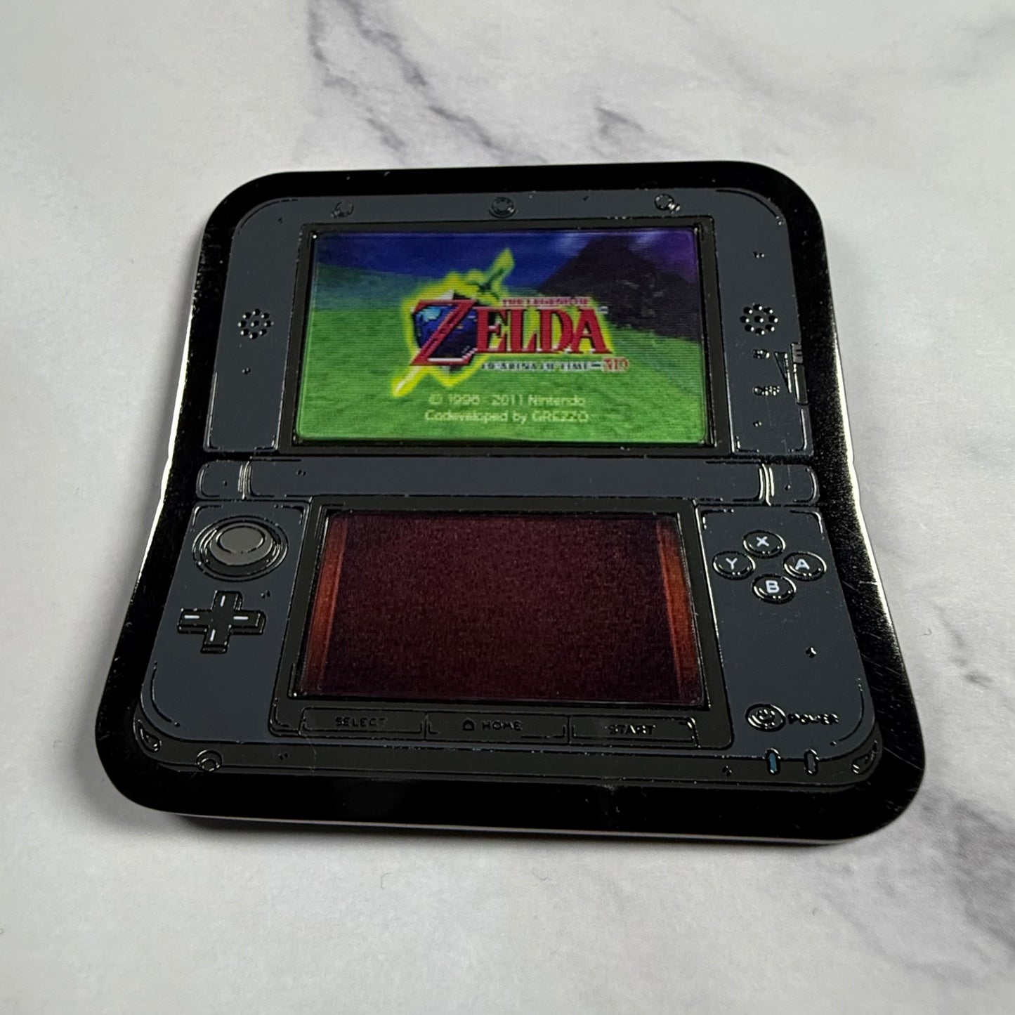 3DS Lenticular Zelda Ocarina Of Time Enamel Pin