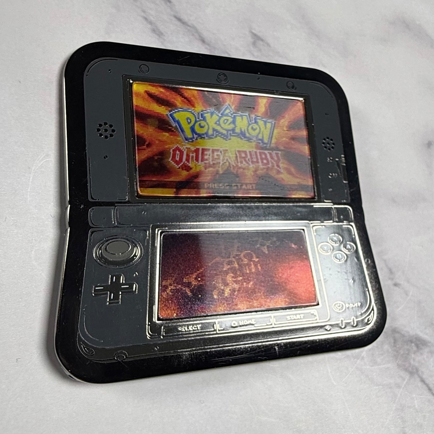 3DS Lenticular Pokemon Omega Ruby Enamel Pin