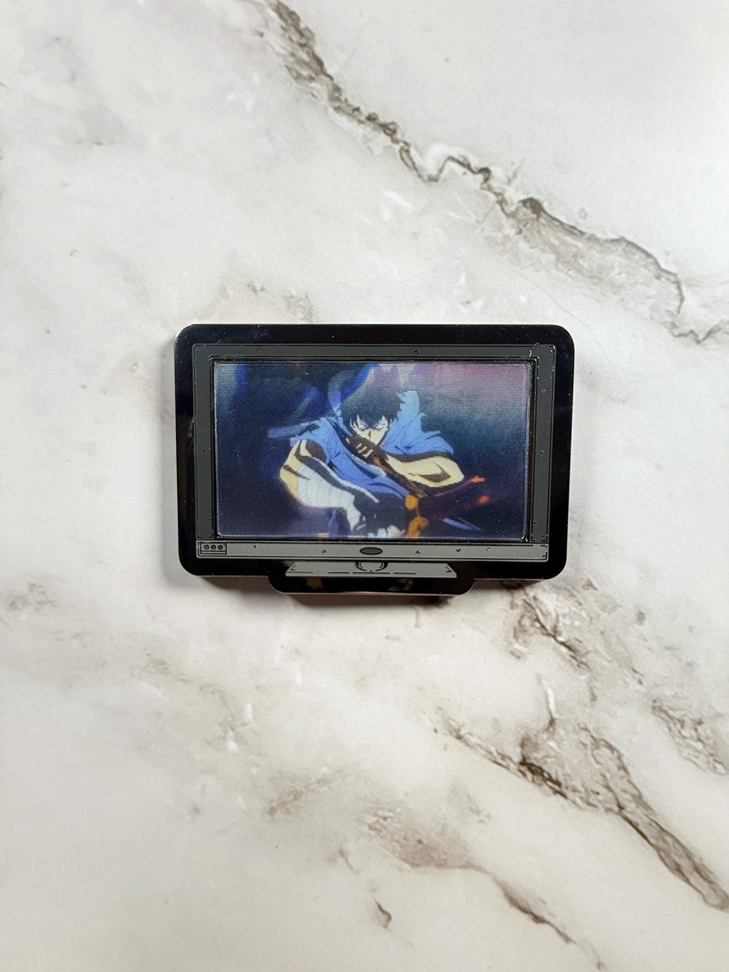 Monitor Lenticular Solo Leveling Enamel Pin