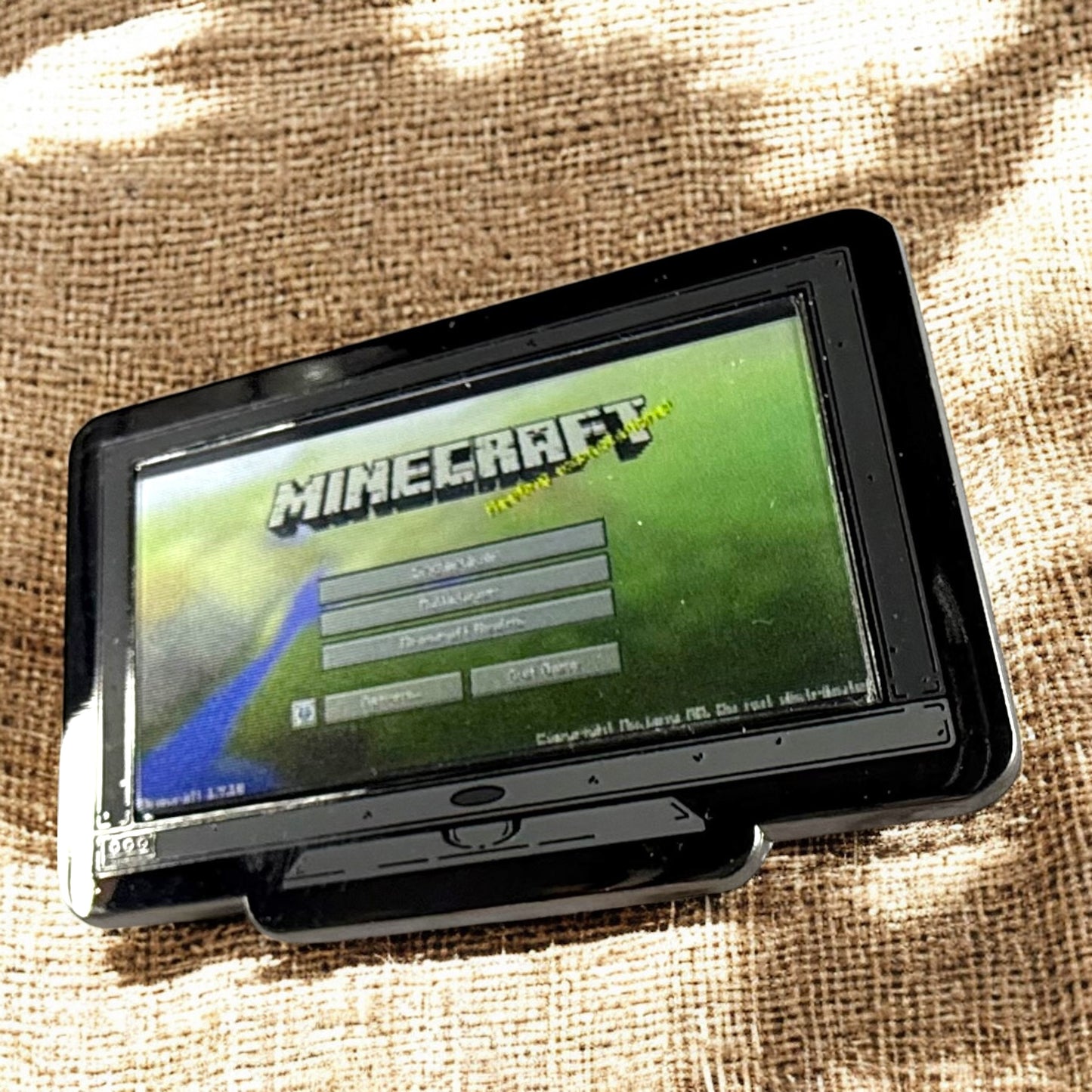 Monitor Lenticular Minecraft Enamel Pin