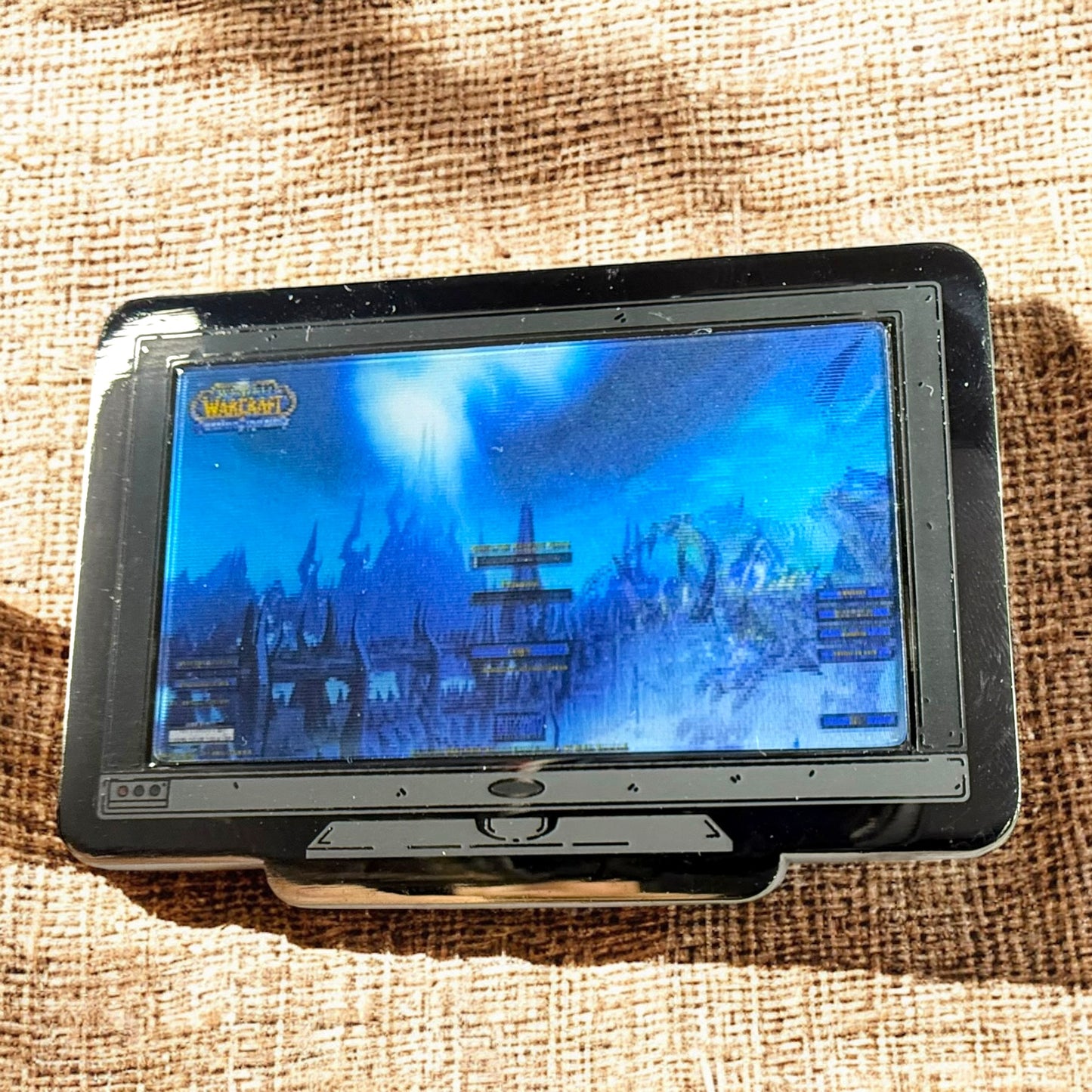 Monitor Lenticular World Of Warcraft Enamel Pin