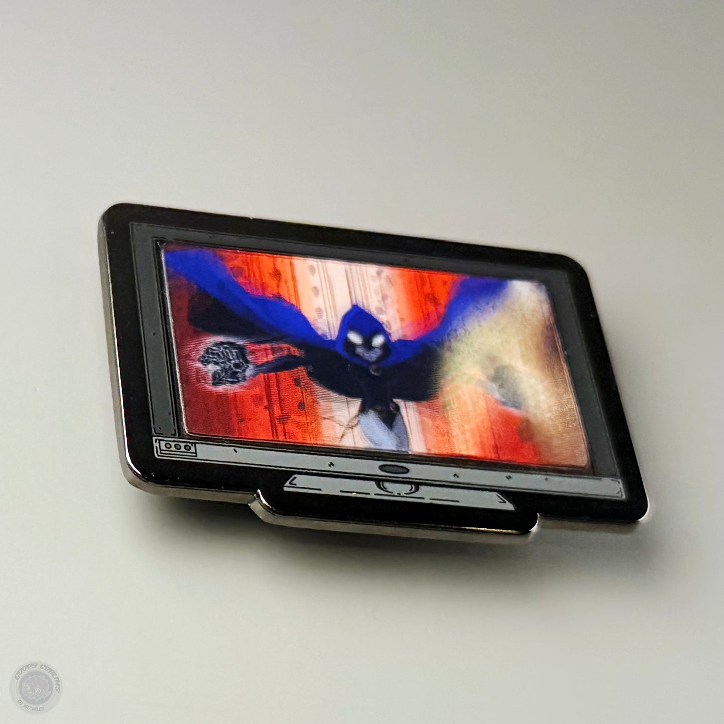 Monitor Lenticular {Teen Titans} Raven Enamel Pin