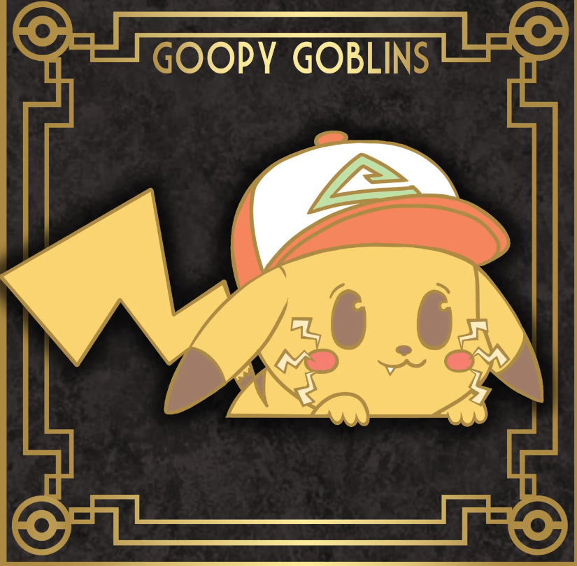 2" Ash's Pikachu Hard Enamel Pin