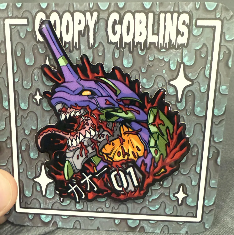 2" Evangelion Unit-001 Hard Enamel Pin