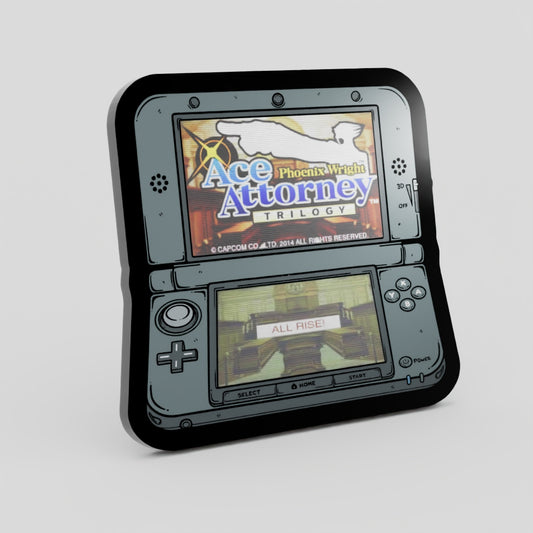 WS-3DS Lenticular Ace Attorney Enamel Pin