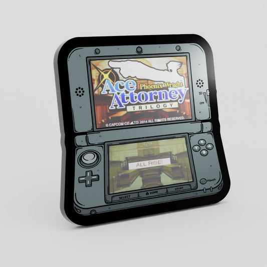 3DS Lenticular Ace Enamel Pin