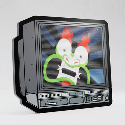CRTV Lenticular Aku Pin