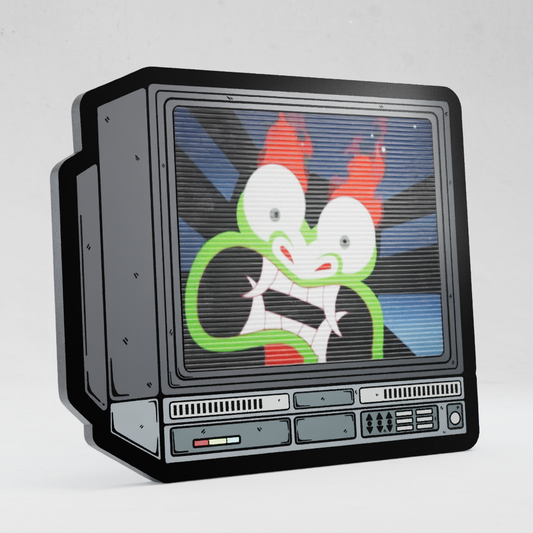 CRTV Lenticular Aku Pin