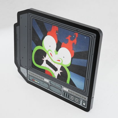 CRTV Lenticular Aku Pin