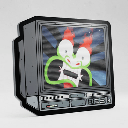 CRTV Lenticular Aku Pin