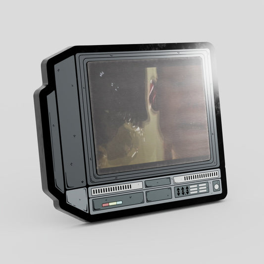 CRTV Lenticular Alien Pin