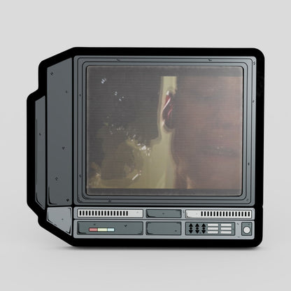 CRTV Lenticular Alien Pin