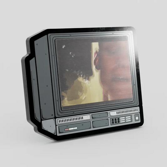 CRTV Lenticular Alien Pin