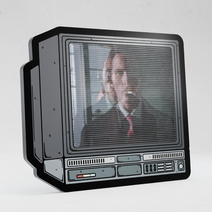CRTV Lenticular American Psycho Pin