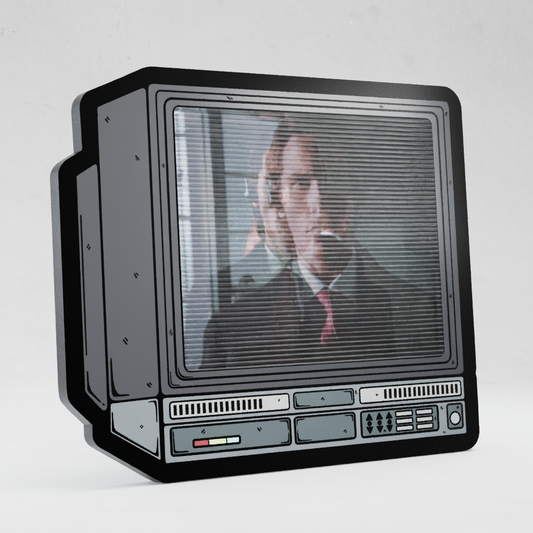 CRTV Lenticular American Psycho Pin