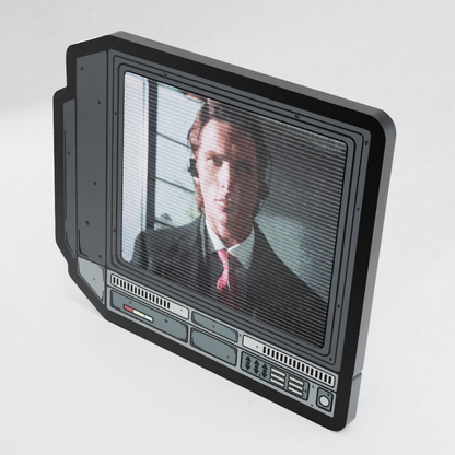 CRTV Lenticular American Psycho Pin