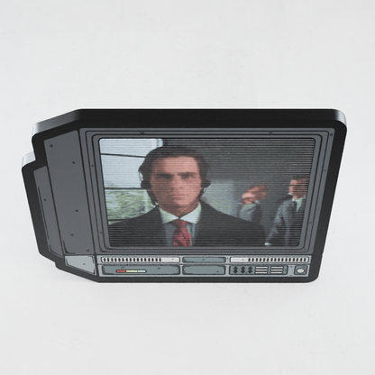 CRTV Lenticular American Psycho Pin