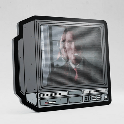 CRTV Lenticular American Psycho Pin