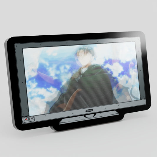 WS-Monitor Lenticular Attack On Titan Levi Pin