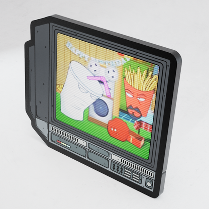 CRTV Lenticular Aqua Team Hunger Force Pin