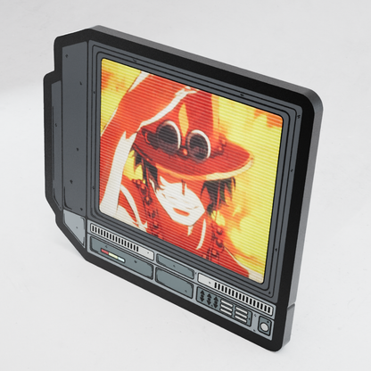 CRTV Lenticular Ace Smile Pin